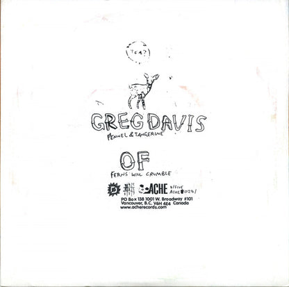 Greg Davis / Of (3) : Split Seven Inch (7")