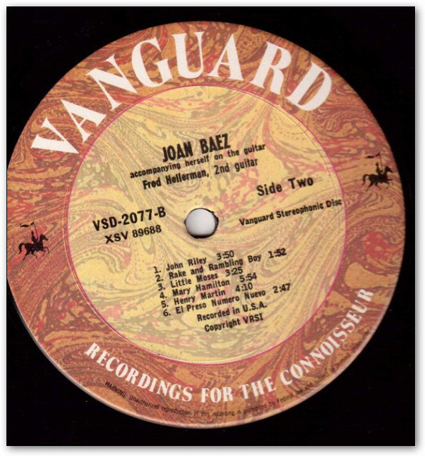 Joan Baez : Joan Baez (LP, Album, RE)
