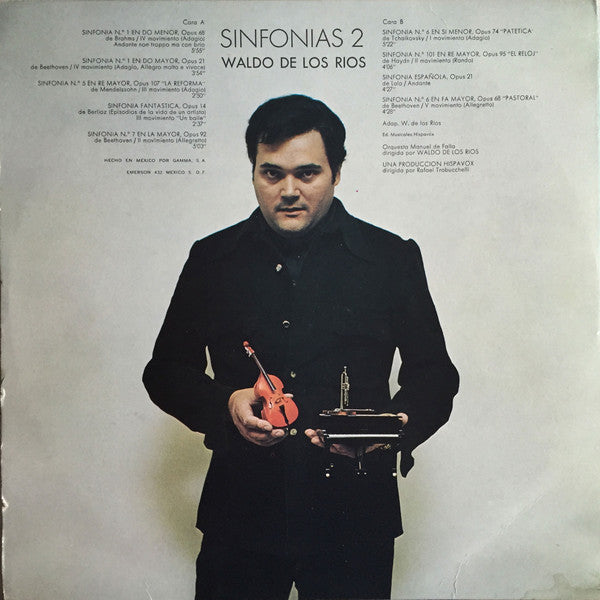 Waldo De Los Rios : Sinfonias 2 (LP, Album)