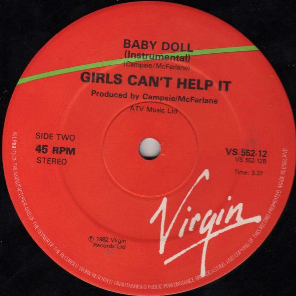Girls Can't Help It : Baby Doll (12")