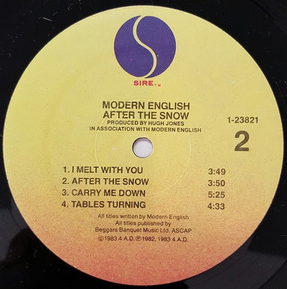 Modern English : After The Snow (LP, Album, Spe)
