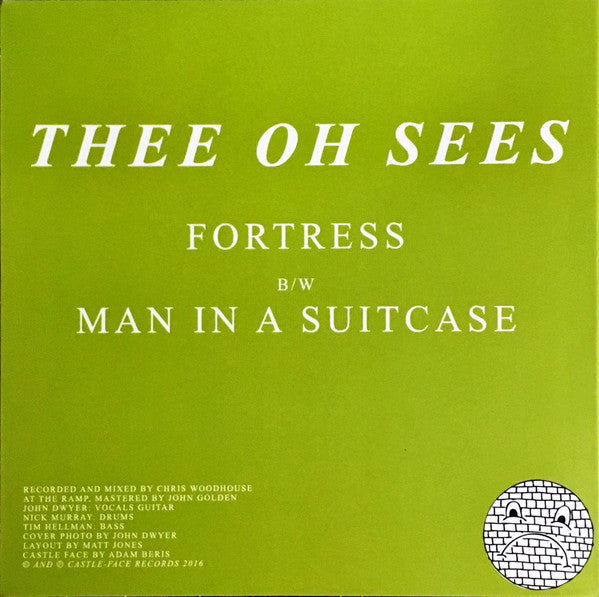 Thee Oh Sees : Fortress (7", Single, Ltd, Hal)