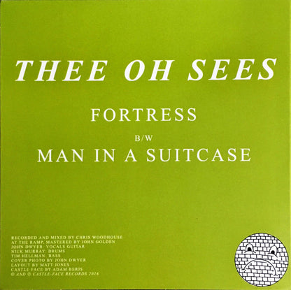 Thee Oh Sees : Fortress (7", Single, Ltd, Hal)