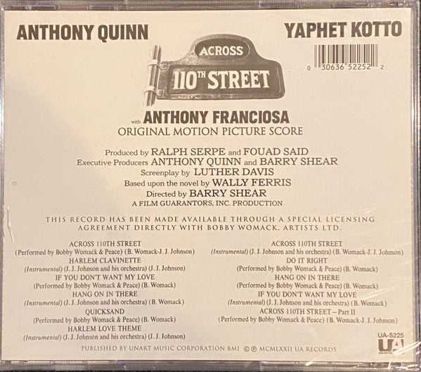 Bobby Womack & Peace (4) / J.J. Johnson & His Orchestra : Across 110th Street (OST) (CD, Album, RE)