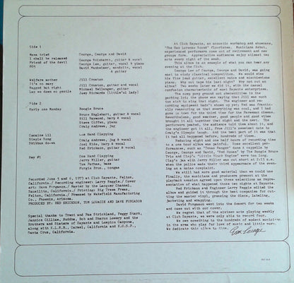Various : Live Club Zayante (LP, Album)