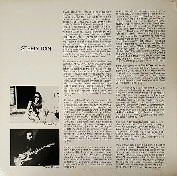 Steely Dan : Aja (LP, Album, San)