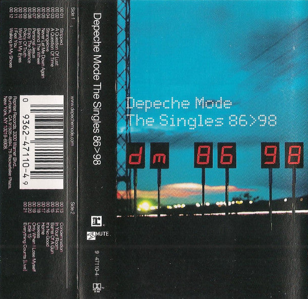 Depeche Mode : The Singles 86 > 98 (Cass, Comp)