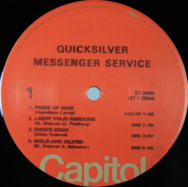 Quicksilver Messenger Service : Quicksilver Messenger Service (LP, Album, RE)