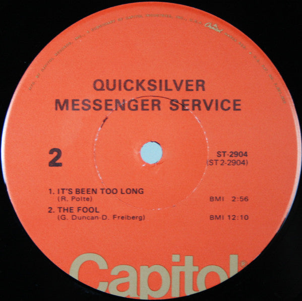 Quicksilver Messenger Service : Quicksilver Messenger Service (LP, Album, RE)