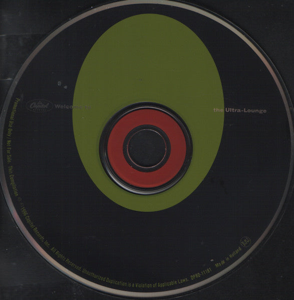 Various : Welcome To The Ultra Lounge (CD, Promo, Smplr)