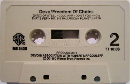 Devo : Freedom Of Choice (Cass, Album)