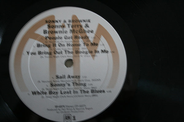 Sonny Terry & Brownie McGhee : Sonny & Brownie (LP, Album, Gat)