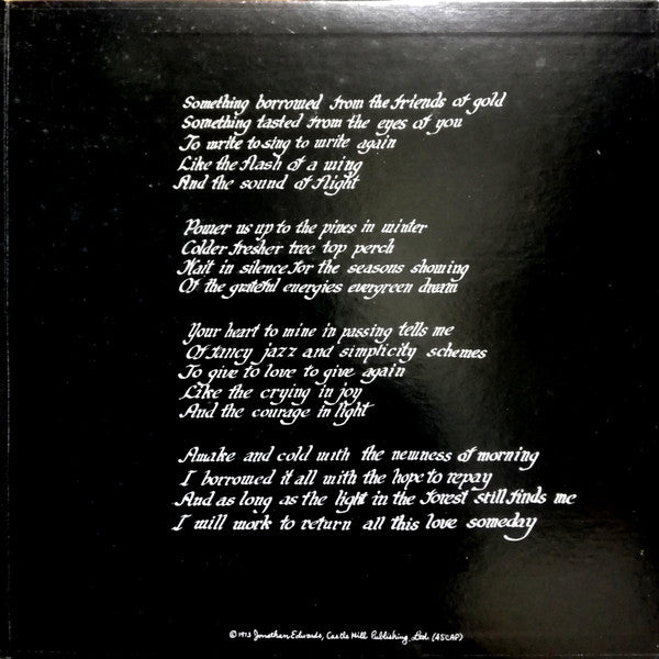 Jonathan Edwards (2) : Have A Good Time For Me (LP, Album, Pre)