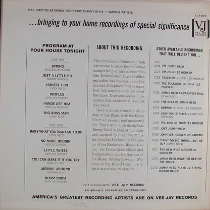 Various : Soul Meeting Saturday Night Hootenanny Style (LP, Comp)