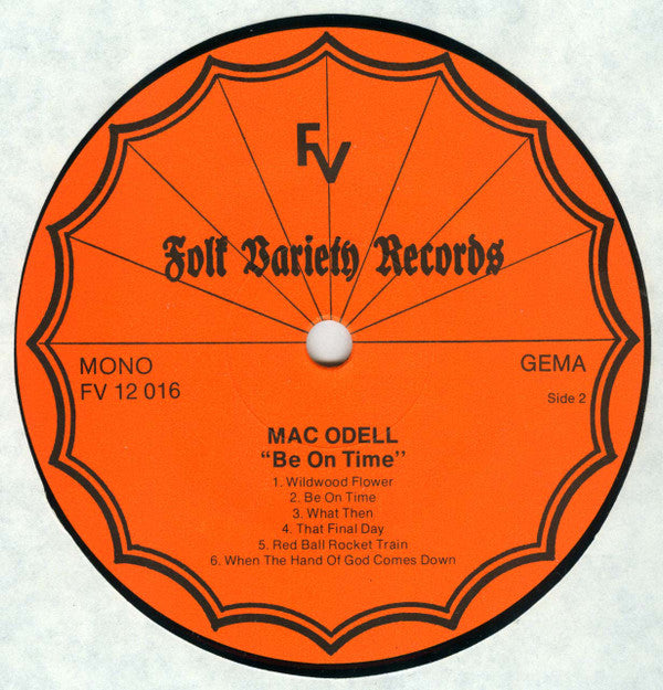 Mac Odell : Be On Time (LP, Album)