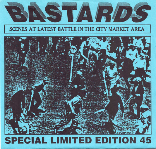 Bastards (2) : Neighbor / Motor City Kid (7", Ltd, Blu)