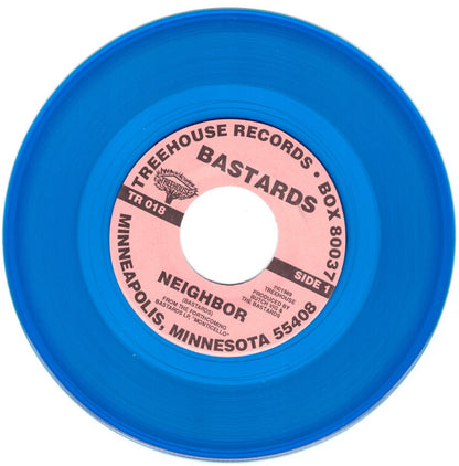 Bastards (2) : Neighbor / Motor City Kid (7", Ltd, Blu)