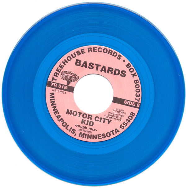 Bastards (2) : Neighbor / Motor City Kid (7", Ltd, Blu)