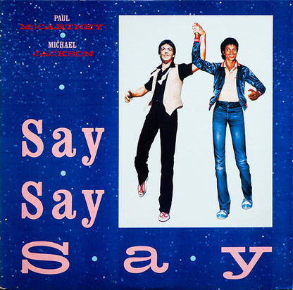 Paul McCartney And Michael Jackson : Say Say Say (12", Pit)
