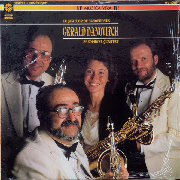 The Gerald Danovitch Saxophone Quartet : Gerald Danovitch Saxophone Quartet (LP, Album)