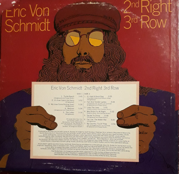 Eric Von Schmidt : 2nd Right 3rd Row (LP, Album, Ter)
