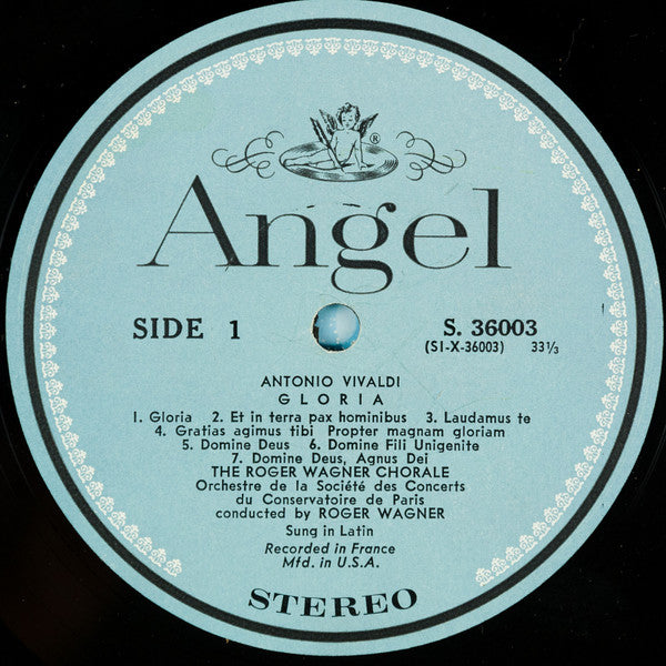 The Roger Wagner Chorale, Antonio Vivaldi, Flor Peeters : Gloria / Entrata Festiva (LP, Album)