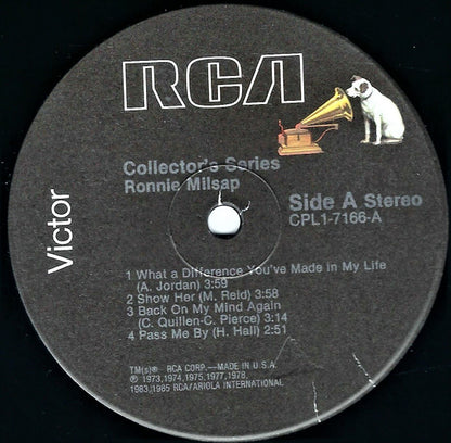 Ronnie Milsap : Collectors Series (LP, Comp)