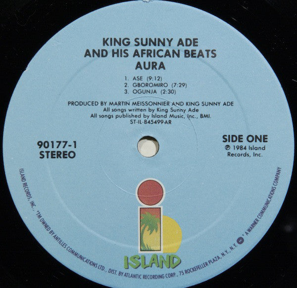 King Sunny Ade And His African Beats* : Aura (LP, Album, All)