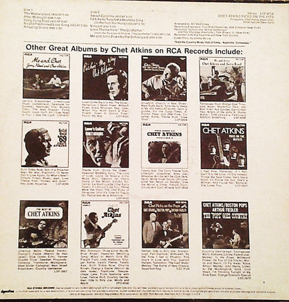 Chet Atkins : Picks On The Hits (LP, Album)