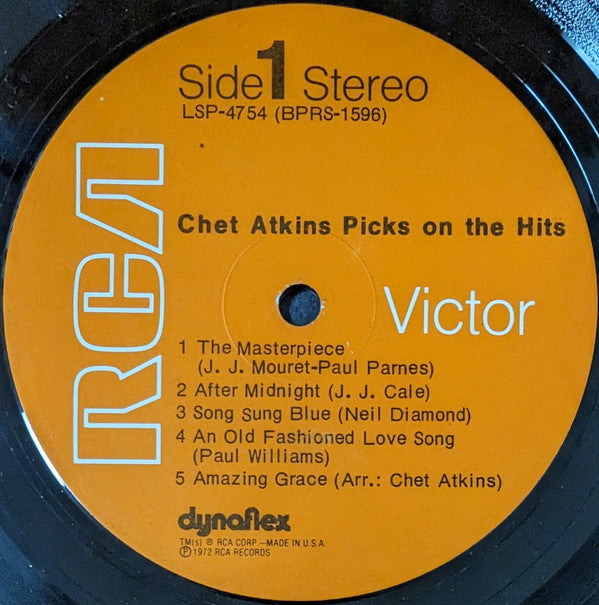 Chet Atkins : Picks On The Hits (LP, Album)