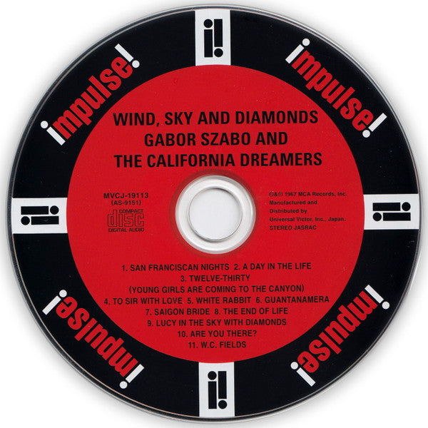Gabor Szabo And The California Dreamers : Wind, Sky And Diamonds (CD, Album, RE, RM, 20 )