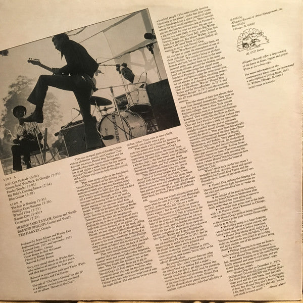 Hound Dog Taylor & The House Rockers : Genuine Houserocking Music (LP, Album)
