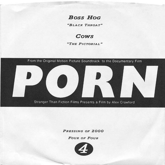 Boss Hog / Cows : Porn 4 (7", Single)