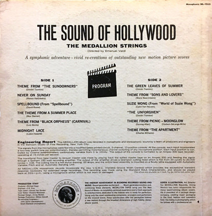 The Medallion Strings : The Sound Of Hollywood (LP, Album, Gat)