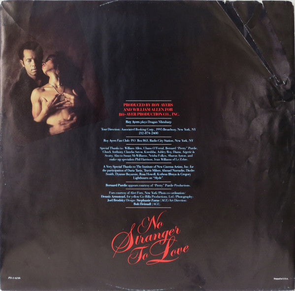 Roy Ayers : No Stranger To Love (LP, Album, 56)