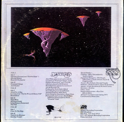 Yes : Yessongs (3xLP, Album, MO)