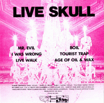 Live Skull : Live Skull (12", EP, RE)