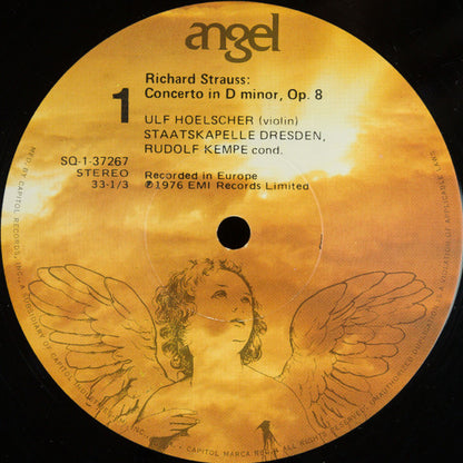 Richard Strauss – Malcolm Frager / Ulf Hoelscher, Staatskapelle Dresden, Rudolf Kempe : Burleske For Piano And Orchestra / Violin Concerto (LP, Album, Quad)