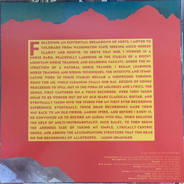 Sporty Lee : Allotropes (LP, Album, Club, Num, Cok)