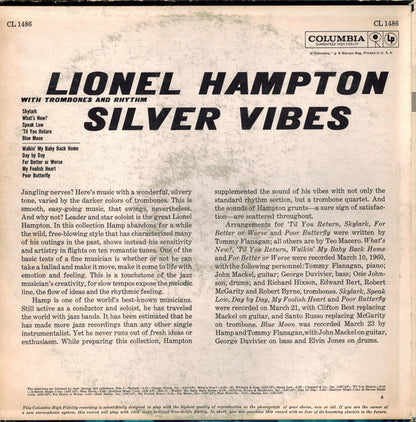 Lionel Hampton : Silver Vibes (LP, Album, Mono)
