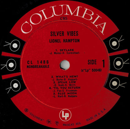 Lionel Hampton : Silver Vibes (LP, Album, Mono)