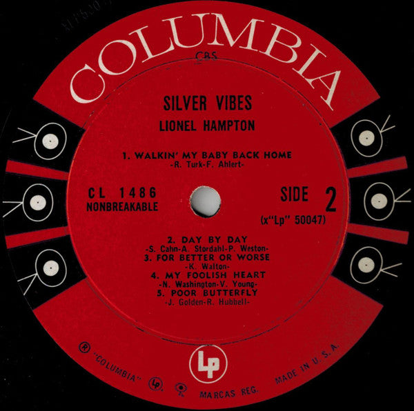 Lionel Hampton : Silver Vibes (LP, Album, Mono)