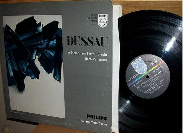 Paul Dessau, Gewandhausorchester Leipzig : In Memoriam Bertolt Brecht, Bach Variations (LP, Album)