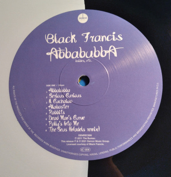 Black Francis : Abbabubba (Bsides, Etc.) (LP, Album, RSD, Ltd, RE, Bla)